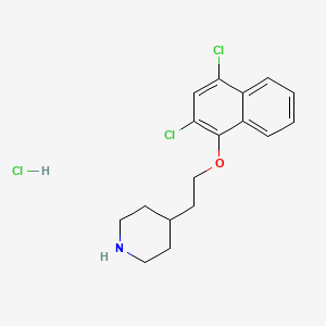 4-{2-[(2,4-Dichloro-1-naphthyl)oxy]-ethyl}piperidine hydrochloride