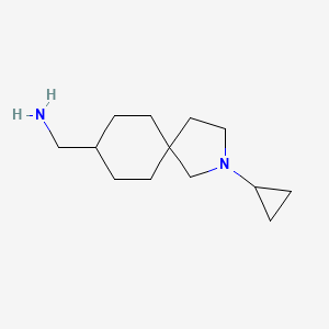 molecular formula C13H24N2 B13951460 (2-Cyclopropyl-2-azaspiro[4.5]decan-8-yl)methanamine 
