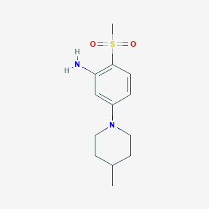 5-(4-Methyl-1-piperidinyl)-2-(methylsulfonyl)-phenylamine