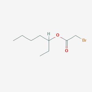 molecular formula C9H17BrO2 B13951508 Heptan-3-yl 2-bromoacetate CAS No. 59956-53-5
