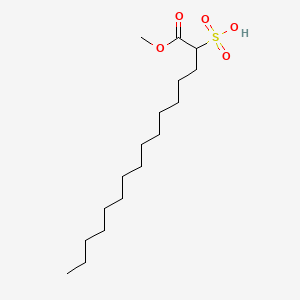 molecular formula C17H34O5S B13951509 1-Methyl 2-sulfopalmitate CAS No. 58849-75-5