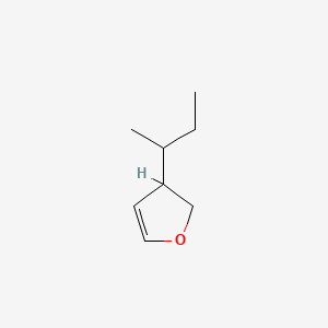 molecular formula C8H14O B13951535 3-Butan-2-yl-2,3-dihydrofuran CAS No. 56805-32-4
