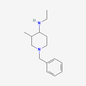 molecular formula C15H24N2 B13951596 1-benzyl-N-ethyl-3-methylpiperidin-4-amine 