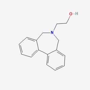 molecular formula C16H17NO B13951597 6,7-Dihydro-6-(2-hydroxyethyl)-5H-dibenz(c,e)azepine CAS No. 63918-74-1
