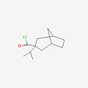 molecular formula C12H19ClO B13951603 3-(Propan-2-yl)bicyclo[3.2.1]octane-3-carbonyl chloride CAS No. 95685-43-1