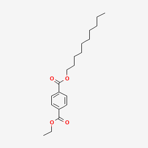 molecular formula C20H30O4 B13951645 Ethyl decyl terephthalate CAS No. 54699-33-1