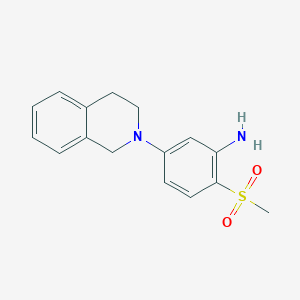 5-[3,4-Dihydro-2(1H)-isoquinolinyl]-2-(methylsulfonyl)aniline
