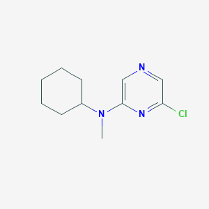 6-chloro-N-cyclohexyl-N-methylpyrazin-2-amine