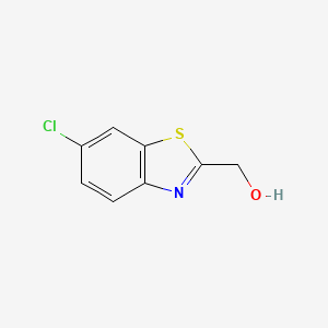 molecular formula C8H6ClNOS B13951676 (6-Chlorobenzo[d]thiazol-2-yl)methanol 