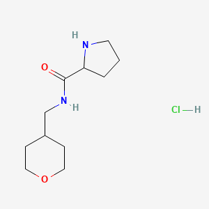 N-(Tetrahydro-2H-pyran-4-ylmethyl)-2-pyrrolidinecarboxamide hydrochloride