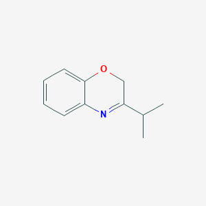 molecular formula C11H13NO B13951700 3-Isopropyl-2H-benzo[b][1,4]oxazine 