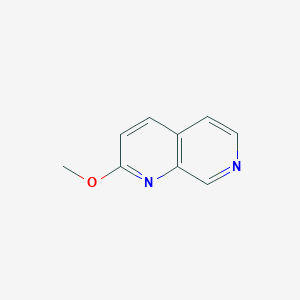 molecular formula C9H8N2O B13951770 2-Methoxy-1,7-naphthyridine CAS No. 35170-90-2