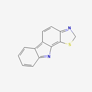 molecular formula C13H8N2S B13951786 2h-Thiazolo[5,4-a]carbazole CAS No. 42395-69-7