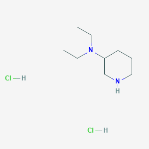 molecular formula C9H22Cl2N2 B1395180 N,N-二乙基-3-哌啶胺二盐酸盐 CAS No. 1220034-40-1