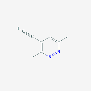 molecular formula C8H8N2 B13951825 4-Ethynyl-3,6-dimethylpyridazine CAS No. 86520-98-1