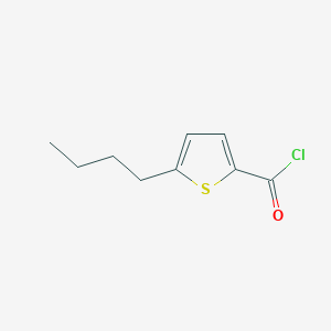 molecular formula C9H11ClOS B13951850 5-Butylthiophene-2-carbonyl chloride CAS No. 64964-19-8