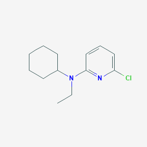 molecular formula C13H19ClN2 B1395187 6-Chloro-N-cyclohexyl-N-ethyl-2-pyridinamine CAS No. 1220017-75-3