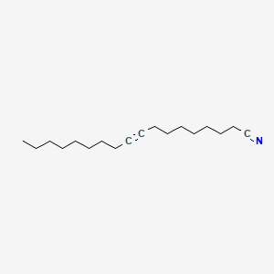 molecular formula C18H31N B13951898 9-Octadecynenitrile CAS No. 56599-96-3