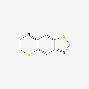 molecular formula C9H6N2S2 B13951914 2H-[1,3]thiazolo[5,4-g][1,4]benzothiazine CAS No. 42395-64-2