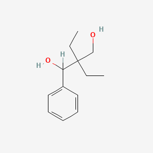 molecular formula C13H20O2 B13951915 1,3-Propanediol, 2,2-diethyl-1-phenyl- CAS No. 63834-79-7