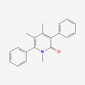 molecular formula C20H19NO B13951951 1,4,5-Trimethyl-3,6-diphenyl-2(1H)-pyridinone CAS No. 52148-67-1