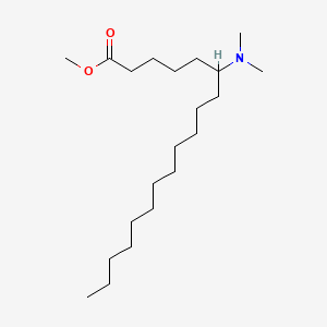 molecular formula C21H43NO2 B13951967 Methyl 6-(dimethylamino)octadecanoate CAS No. 56817-90-4