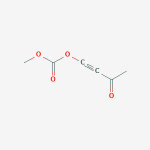 molecular formula C6H6O4 B13952007 Methyl 3-oxobut-1-yn-1-yl carbonate CAS No. 344245-70-1