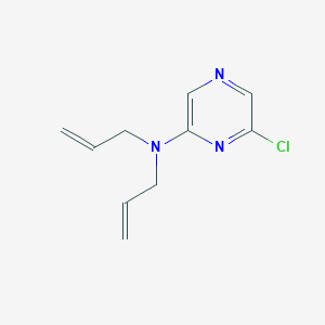 molecular formula C10H12ClN3 B1395202 N,N-Diallyl-6-chloro-2-pyrazinamine CAS No. 1219967-34-6