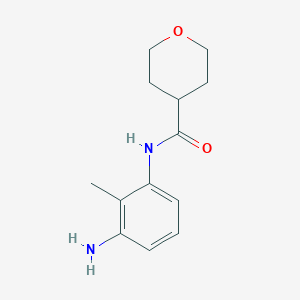 N-(3-Amino-2-methylphenyl)tetrahydro-2H-pyran-4-carboxamide