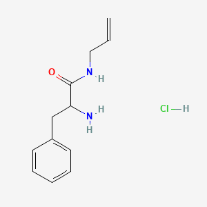 molecular formula C12H17ClN2O B1395207 N-烯丙基-2-氨基-3-苯基丙酰胺盐酸盐 CAS No. 1236261-01-0