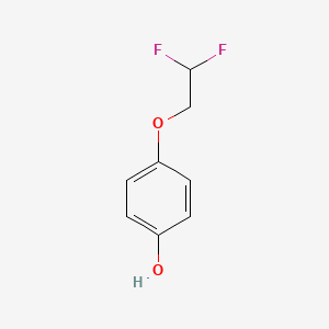 molecular formula C8H8F2O2 B1395208 4-(2,2-Difluoroethoxy)phenol CAS No. 1183003-98-6