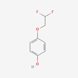molecular formula C8H8F2O2 B1395208 4-(2,2-二氟乙氧基)苯酚 CAS No. 1183003-98-6