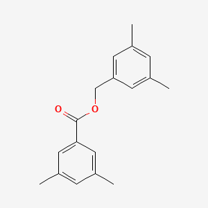 molecular formula C18H20O2 B13952185 3,5-Dimethylbenzyl 3,5-dimethylbenzoate CAS No. 55000-47-0