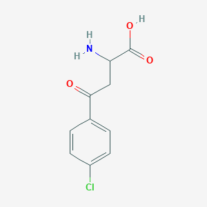 molecular formula C10H10ClNO3 B139522 2-Amino-4-(4-chlorophenyl)-4-oxobutanoic acid CAS No. 139084-65-4