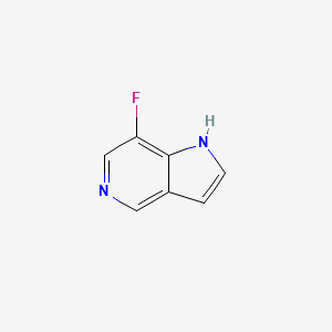 molecular formula C7H5FN2 B1395239 7-Fluoro-1H-pyrrolo[3,2-C]pyridine CAS No. 1190315-04-8