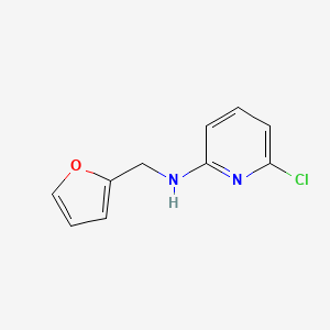 molecular formula C10H9ClN2O B1395245 6-chloro-N-(furan-2-ylmethyl)pyridin-2-amine CAS No. 1220035-17-5