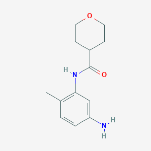 N-(5-Amino-2-methylphenyl)tetrahydro-2H-pyran-4-carboxamide
