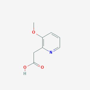 molecular formula C8H9NO3 B1395250 2-(3-Methoxypyridin-2-YL)acetic acid CAS No. 1000515-98-9