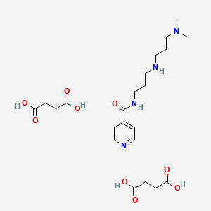 molecular formula C18H30N4O5 B1395251 N-[3-(3-Dimethylamino-propylamino)-propyl]-isonicotinamide disuccinate CAS No. 1228070-74-3