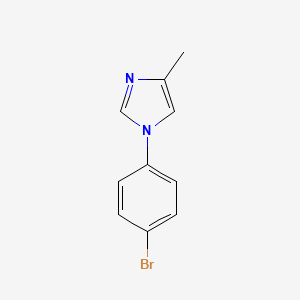 molecular formula C10H9BrN2 B1395255 1-(4-Bromophenyl)-4-methyl-1H-imidazole CAS No. 884199-52-4