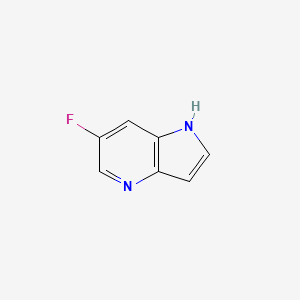 molecular formula C7H5FN2 B1395260 6-Fluoro-1H-pyrrolo[3,2-b]pyridine CAS No. 1190320-33-2