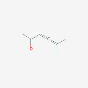 molecular formula C7H10O B13952667 5-Methylhexa-3,4-dien-2-one CAS No. 50598-53-3