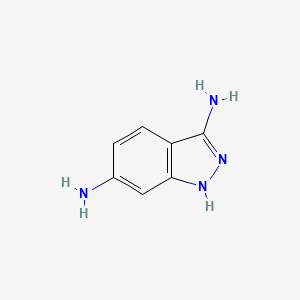 molecular formula C7H8N4 B1395274 1H-Indazole-3,6-diamine CAS No. 871709-90-9