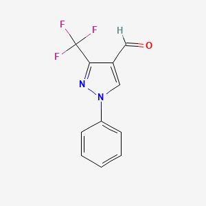1-Phenyl-3-(trifluoromethyl)-1H-pyrazole-4-carbaldehyde