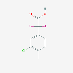 2-(3-Chloro-4-methylphenyl)-2,2-difluoroacetic acid
