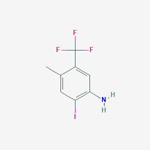 2-Iodo-4-methyl-5-(trifluoromethyl)aniline