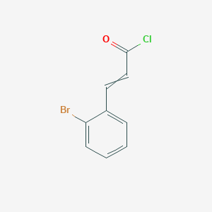 molecular formula C9H6BrClO B1395292 3-(2-Bromophenyl)acryloyl chloride CAS No. 119411-68-6