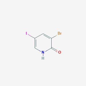 molecular formula C5H3BrINO B1395293 3-Bromo-5-iodopyridin-2-ol CAS No. 637348-81-3