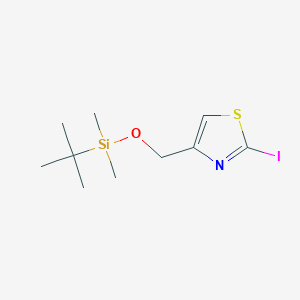 4-(((Tert-butyldimethylsilyl)oxy)methyl)-2-iodothiazole