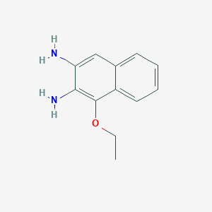 molecular formula C12H14N2O B139530 1-Ethoxynaphthalene-2,3-diamine CAS No. 144754-09-6